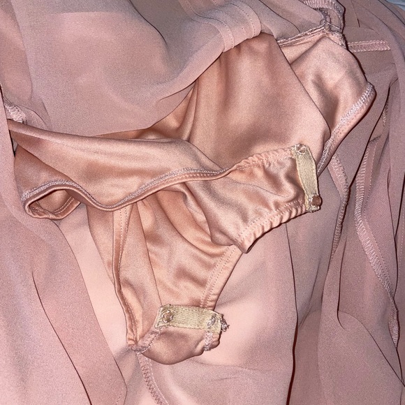 High Waisted Floor Length Skirt with Slit - Picture 4 of 8